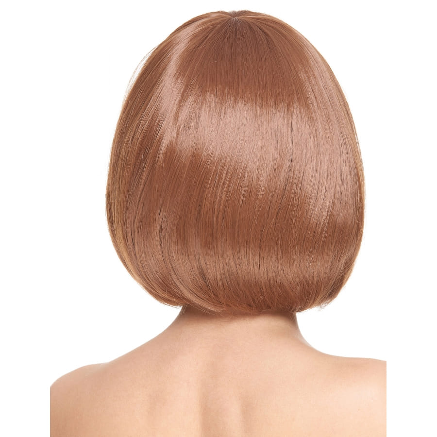 Perruque Carre Chatain Clair Court Luxe