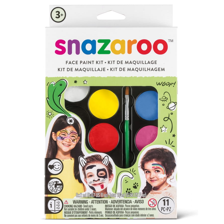 Kit Maquillage Effets Spéciaux Halloween - Palette 8 Couleurs + Faux Sang + Cicatrice Latex
