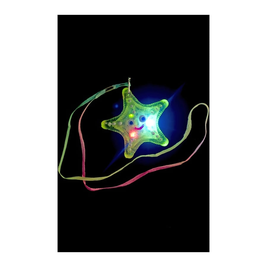 Pendentif étoile Phosphorescente Pour Téléphone – Porte-clés Lumineux, Tissé à La Main, 24 Mm, Longueur 11 Cm, Couleurs Vives