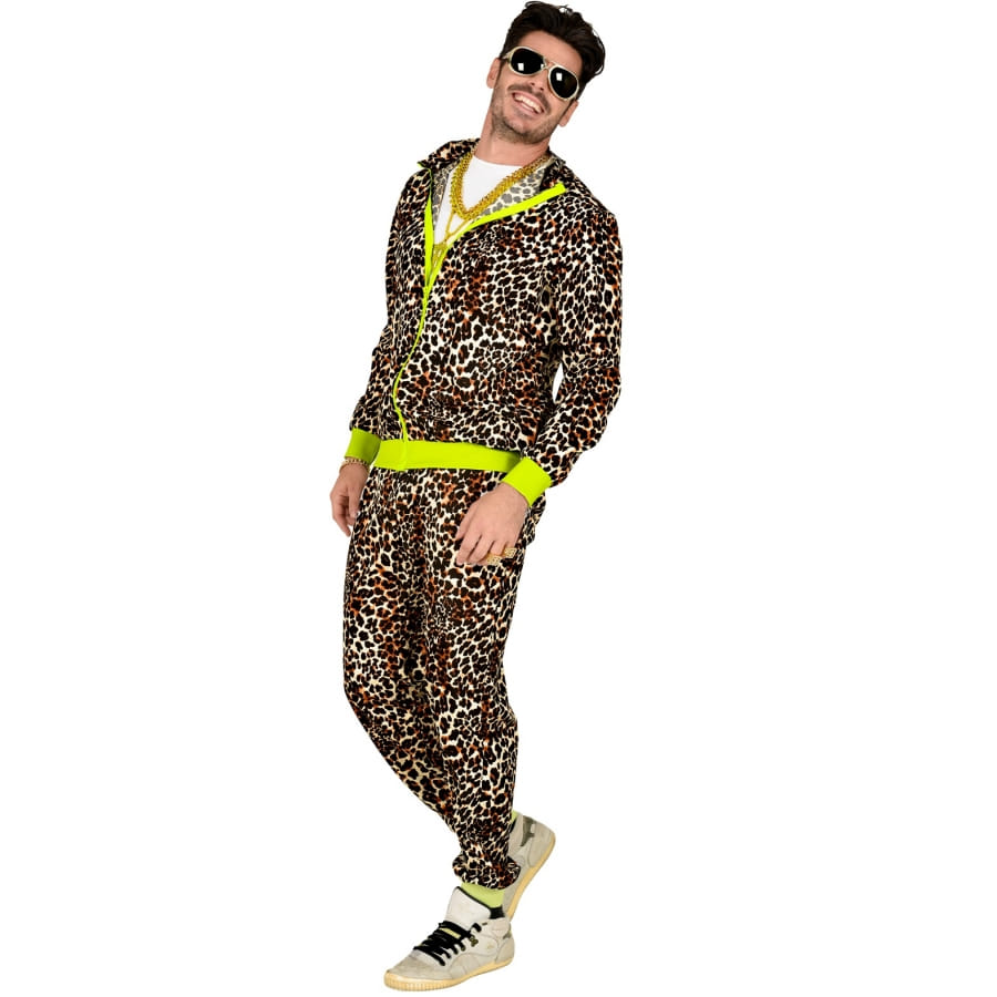 Chemisier Femme Imprimé Léopard GORGLITTER - Manches Longues, Col V, Tissu élastique - Tunique Y2K Pour Fêtes Et Automne