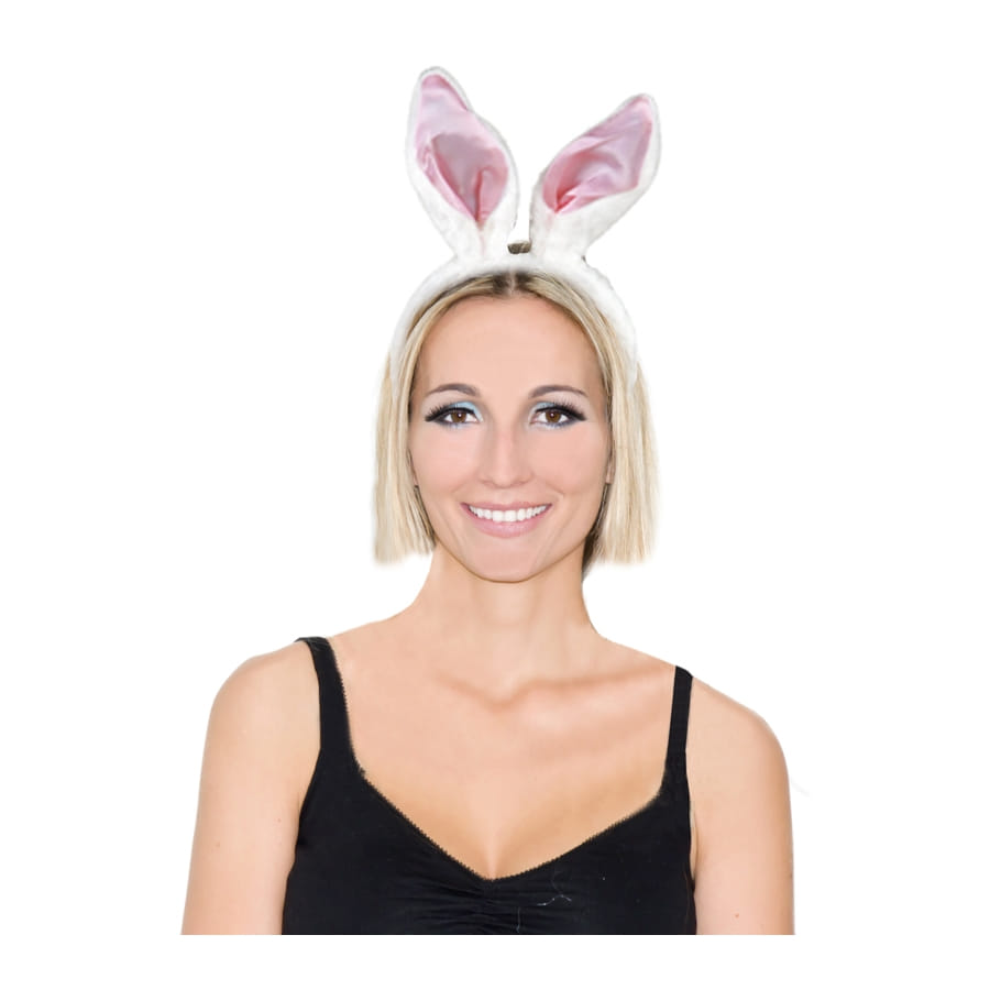 Serre-tête oreilles roses de lapin enfant : Deguise-toi, achat de  Accessoires