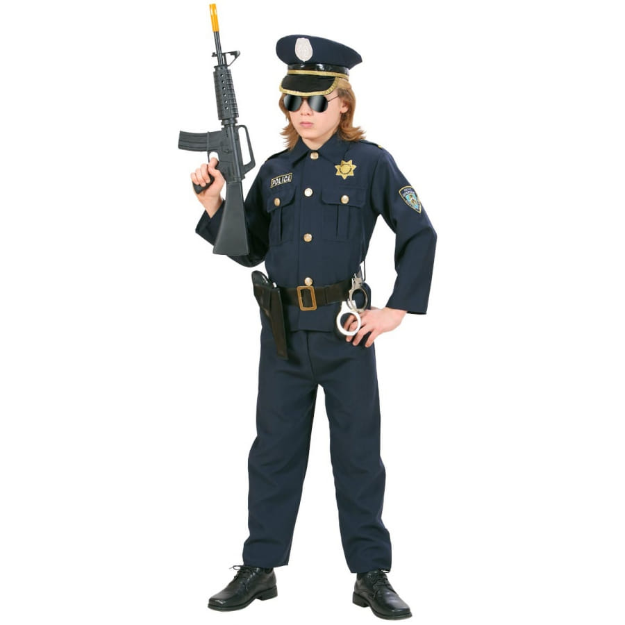 Tenue de policier bleue pour enfant