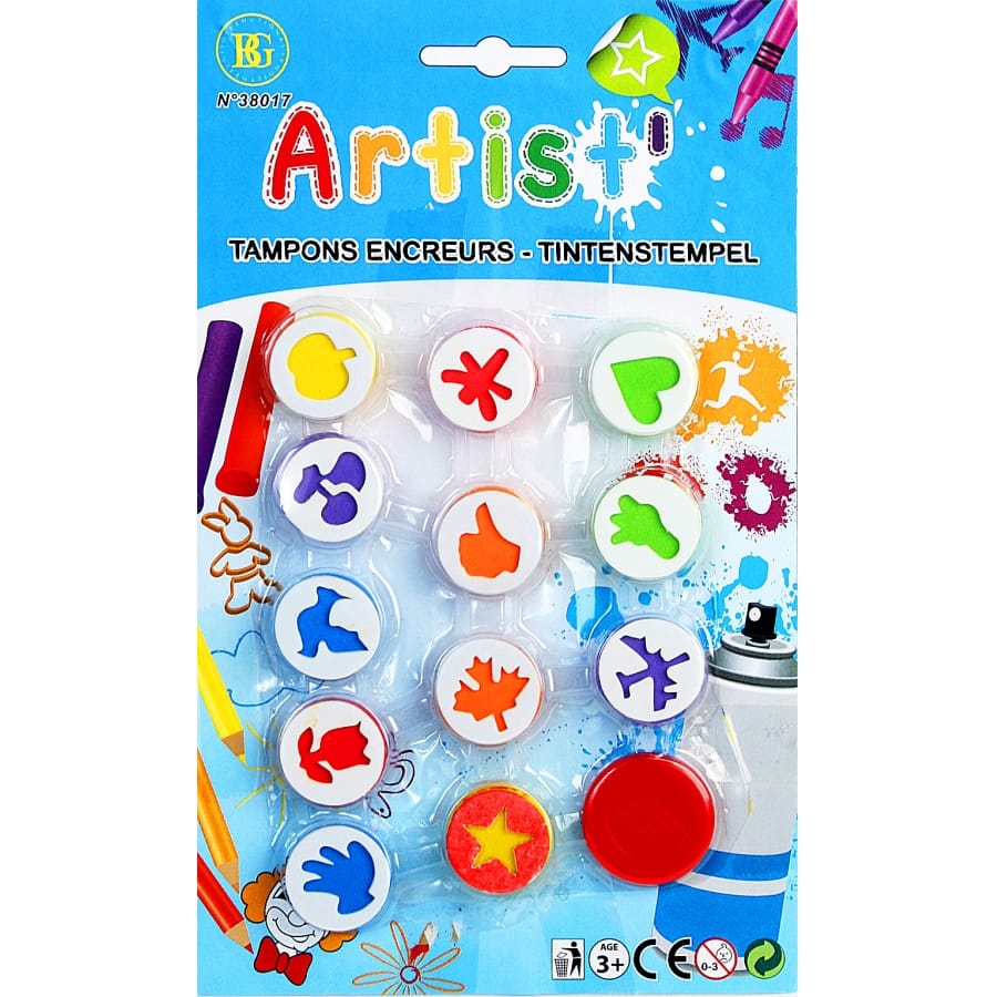 Peinture Tampon Baker Ross FE491 Ensemble De Pinceau Et Tampon D'u00e9ponge - Paquet De 50 Pinceau Mousse