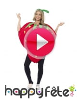 vidéo Costume de fraise