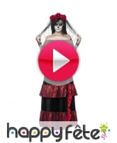 vidéo Costume de mariée du jour des morts