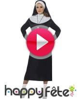 vidéo Déguisement costume de nonne