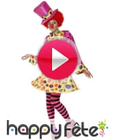 vidéo Déguisement clown femme