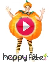 vidéo Déguisement citrouille gonflable adulte