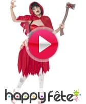 vidéo Déguisement chaperon rouge zombie