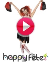 vidéo Déguisement cheerleader zombie