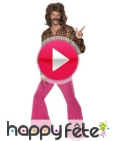 vidéo Déguisement disco, années 60. Homme