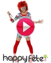 vidéo Déguisement de Chucky pour femme