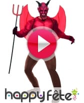 vidéo Déguisement de diable rouge et marron