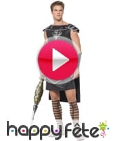vidéo Déguisement de gladiateur noir