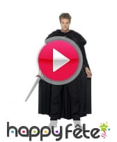 vidéo Déguisement de guerrier barbare noir