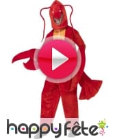 vidéo Déguisement de homard