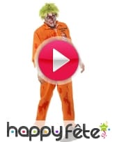 vidéo Déguisement détenu zombi