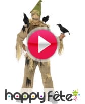 vidéo Déguisement épouventail corbeau