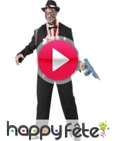 vidéo Déguisement gangster zombie