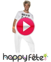 vidéo Déguisement homme made in 80