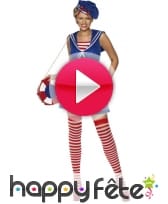 vidéo Déguisement jolie marine femme