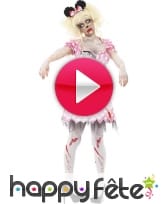 vidéo Robe de Madame souris zombie pour femme