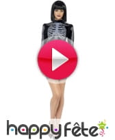 vidéo Robe squelette 3d sexy